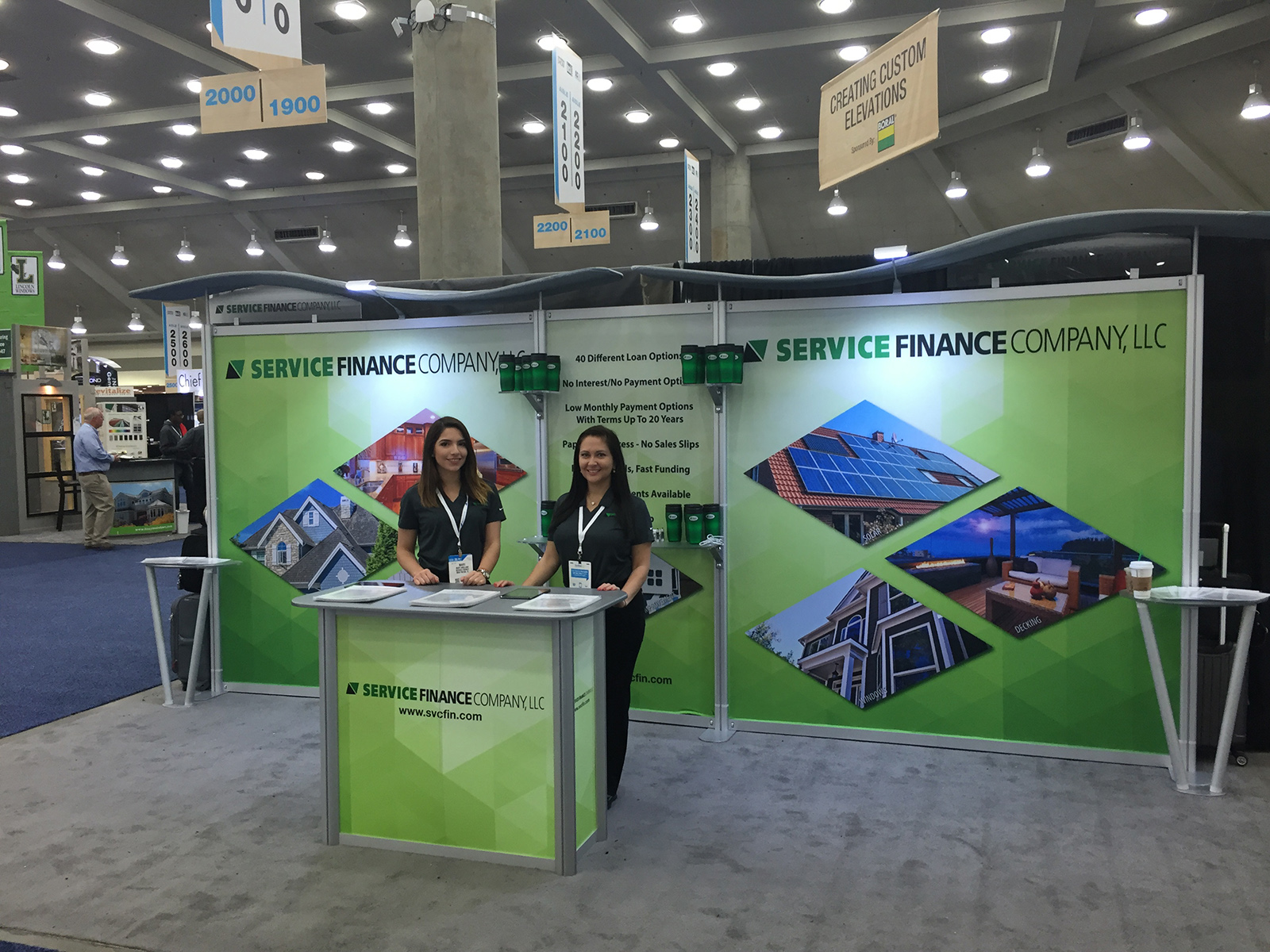 2016 Remodeling and deck expo booth booth girls