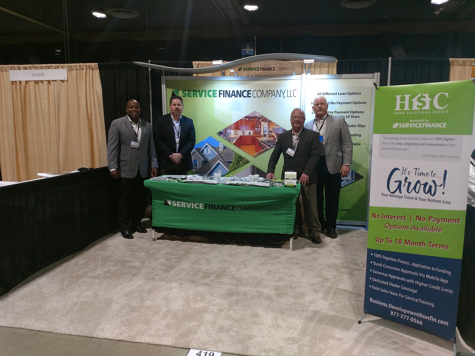 2018 Remodeling and deck expo booth guys